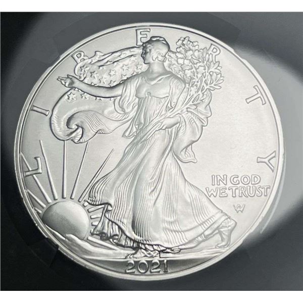 2021(W) American Silver Eagle Type 2 NGC MS70 Early Releases