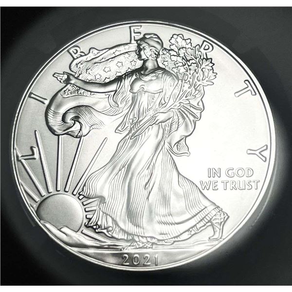 2021 American Silver Eagle Heraldic Eagle NGC MS70