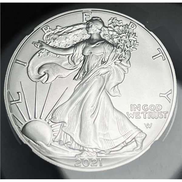 2021(W) American Silver Eagle Type 2 NGC MS70 Early Releases
