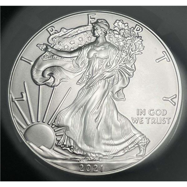 2021 American Silver Eagle Heraldic Eagle NGC MS70