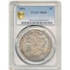 Image 7 : Monster Color 1891 Morgan Silver Dollar PCGS MS64