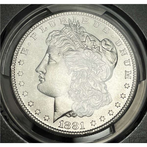 1881-S Morgan Silver Dollar PCGS MS65