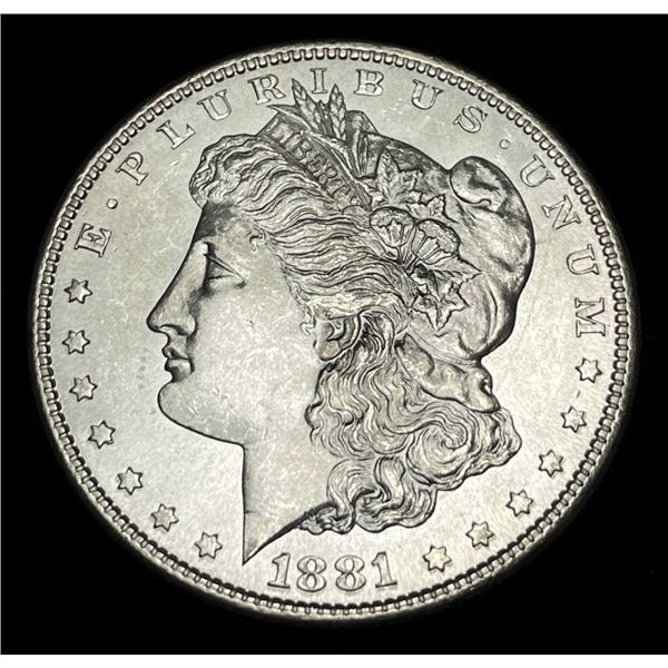 1881-S Morgan Silver Dollar MS65+