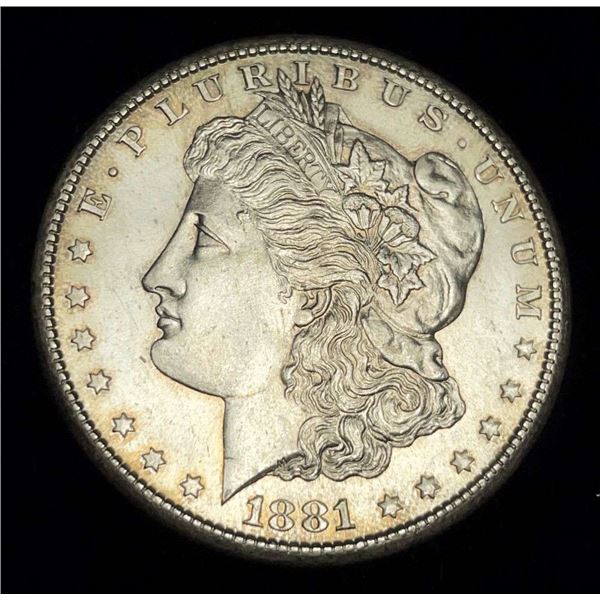 1881-S Morgan Silver Dollar MS65+