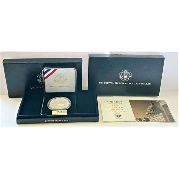 1994-S U.S. Capitol Commemorative Proof Silver Dollar