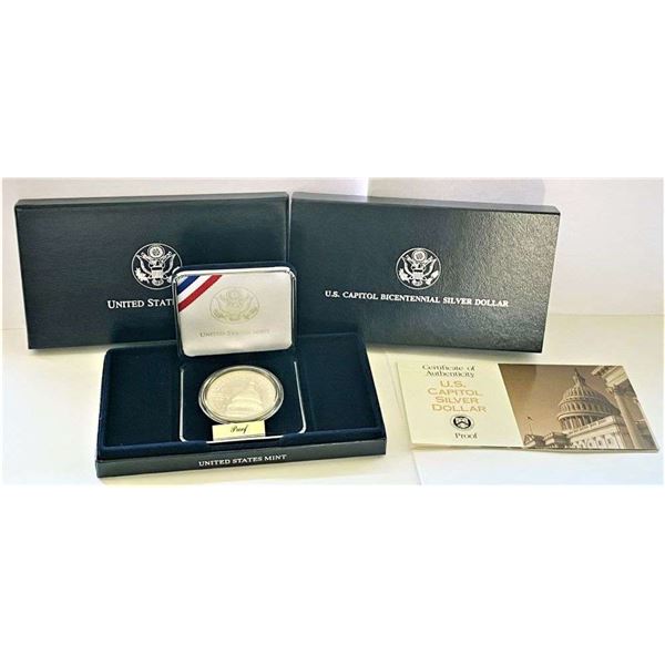 1994-S U.S. Capitol Commemorative Proof Silver Dollar