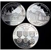 Image 3 : 1994-P U.S. Veterans Commemorative Proof Silver Dollar Set (3-coins)