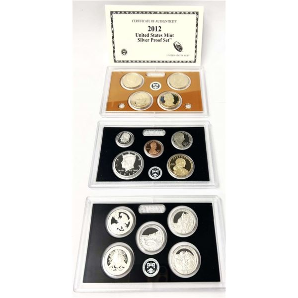 2012-S United States Mint Silver Proof Set (14-Coins)