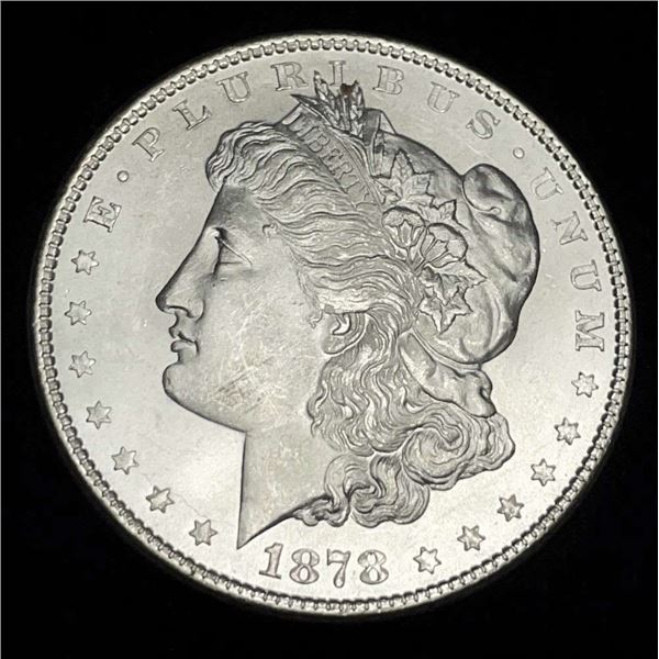 1878 8TF Rev. 78 Morgan Silver Dollar MS64