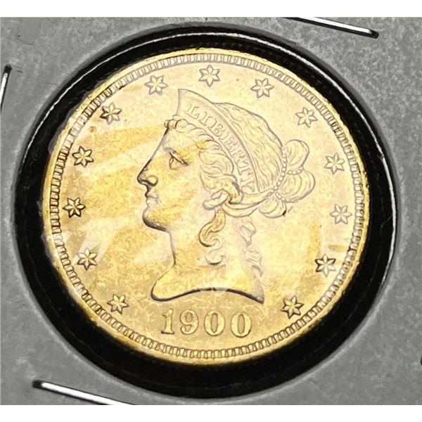 Last Minute! 1900 Gold Liberty Head $10 MS63