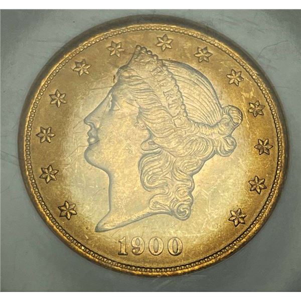 Last Minute! 1900 $20 Gold Liberty Head NGC MS64