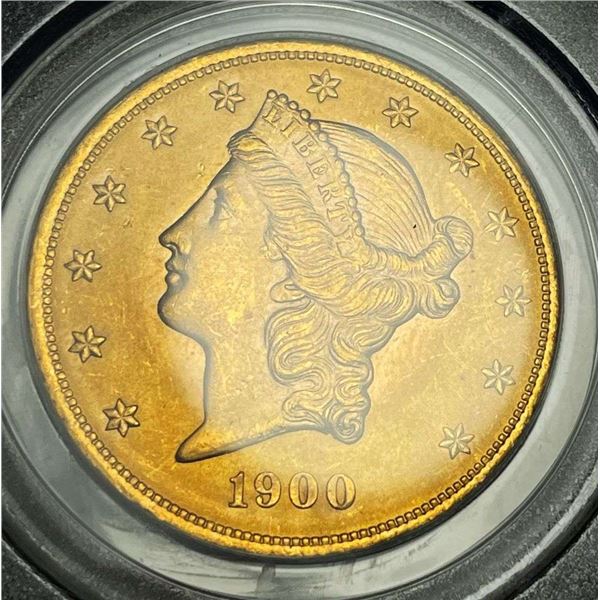 Last Minute! 1900 $20 Gold Liberty Head PCGS MS64
