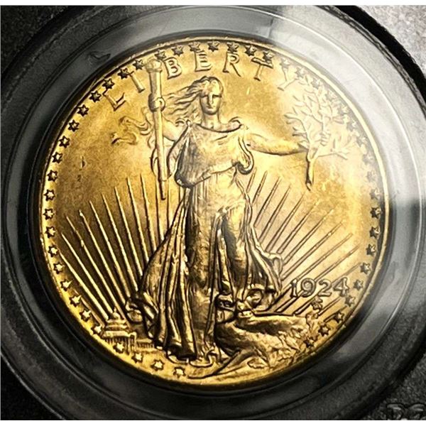 Last Minute! 1924 Saint Gaudens $20 Gold PCGS MS65