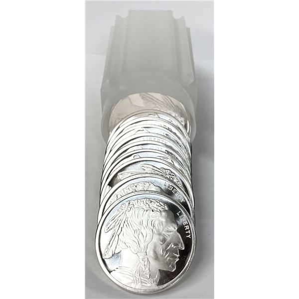 Roll (20-coins) Golden State Mint Buffalo Proof 1 ozt .999 Silver
