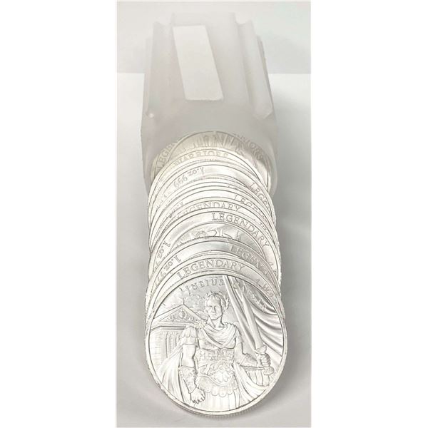 Roll (20-coins) Julius Caesar Design 1 ozt .999 Fine Silver