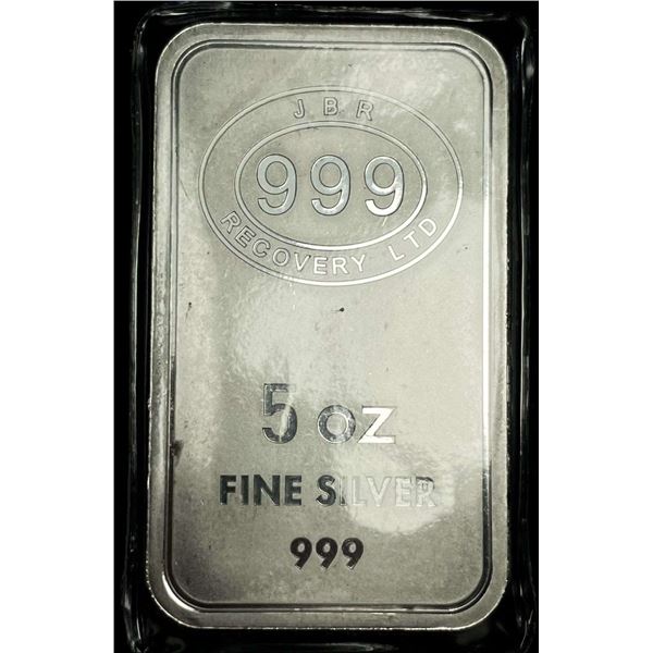 JBR 5 ozt .999 Silver Bar