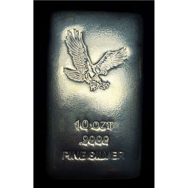 American Eagle 10 ozt .9999 Silver Bar