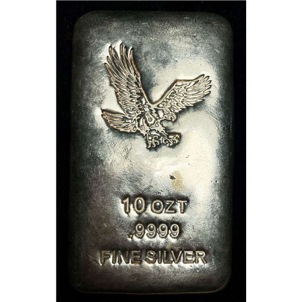 American Eagle 10 ozt .9999 Silver Bar