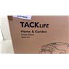 Image 4 : NEW TACKLIFE HOME AND GARDEN HOSE REEL W/ 100FT 1/2 INCH HOSE,NOZZLE, AND SWIVEL WALL MOUNT  - RETAI