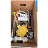 Image 2 : BOX AND TOOLBOX OF FILES, HANDLES, TOOL HEADS AND MOREBOX AND TOOLBOX OF FILES, HANDLES, TOOL HEADS 