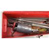 Image 8 : BOX AND TOOLBOX OF FILES, HANDLES, TOOL HEADS AND MOREBOX AND TOOLBOX OF FILES, HANDLES, TOOL HEADS 