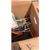 Image 2 : BOX OF HAND TOOLS AND SHOP SUPPLIES