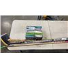 Image 1 : LOT OF STREET HOCKEY STICKS AND BOX OF PAINTBALLS
