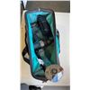 Image 2 : MAKITA 18V DISC GRINDER AND HAMMERDRILL WITH 2 BATTERIES, CHARGER AND BAG TESTED AND WORKING