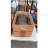 Image 2 : 2 BOXES OF LARGE WRENCHES, PROPANE TORCH, DOLLY WHEELS AND MORE