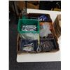 Image 2 : 2 BOXES OF HOSE FITTINGS, WRENCHES, ALLEN KEYS AND MORE