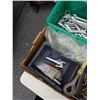 Image 4 : 2 BOXES OF HOSE FITTINGS, WRENCHES, ALLEN KEYS AND MORE