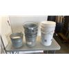 Image 1 : LOT OF GALVANIZED PAILS AND PLASTIC PAILS