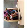Image 2 : BOX OF SPORTS BALLS, SPORTING GOODS, CAMP GEAR AND SKATEBOARD