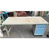 Image 2 : LARGE METAL SHOP BENCH 72" X 30" X34"H