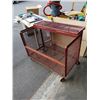 Image 2 : 4 WHEEL ROLLING SHOP CAGE 49" X 26" X 36" H(INCLUDING WHEEL HEIGHT)
