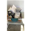 Image 1 : BOX OF COFFEE KETTLE INSECT RELLER AND MORE