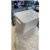 Image 3 : 2 SETS OF NESTING STORAGE BINS W/ LIDS - 6 TOTAL