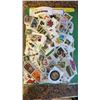 Image 3 : LOT OF OVER 600 STAMPS