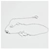 Image 2 : STERLING SILVER CZ "EVIL-EYE" HAMSA BRACELET, RETAIL $120.00