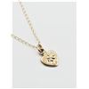 Image 3 : 14KT. YELLOW GOLD DIAMOND HEART PENDANT WITH 13" CHAIN, RETAIL $400.00, DIAMOND IS THE BIRTHSTONE FO