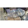 Image 2 : 2 DESIGNER BEVELLED GLASS PANEL HANGING LIGHTS