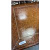 Image 3 : 3 PC LEATHER TOP COFFEE AND END TABLE SET