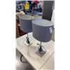Image 1 : 2 TABLE LAMPS WITH RATTAN SHADES