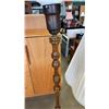 Image 8 : VINTAGE FLOOR LAMP WITH MILK GLASS SHADE AND BRASS FLOOR LAMP