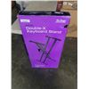 Image 1 : AS NEW ON STAGE DOUBLE X KEYBOARD STAND - RETAIL $59