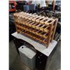 Image 2 : 40 BOTTLE WINE RACK AND 4 LADIES VESTS