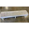Image 1 : 6FT UPHOLSTERED STUDDED BENCH