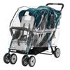 Image 1 : FOUNDATIONS RAIN COVER SHEILD FOR TRIPLE STROLLERS  - RETAIL $49
