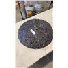 Image 1 : DECORATIVE METAL LIGHT SHADE 24" DIAMETER