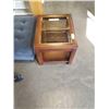 Image 2 : BEVELLED GLASS INSERT END TABLE